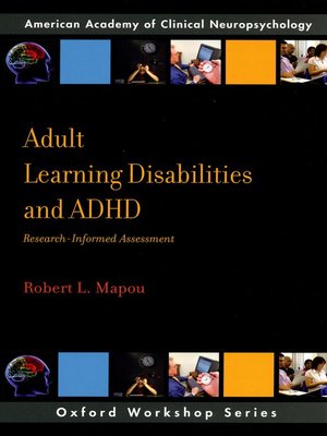 cover image of Adult Learning Disabilities and ADHD